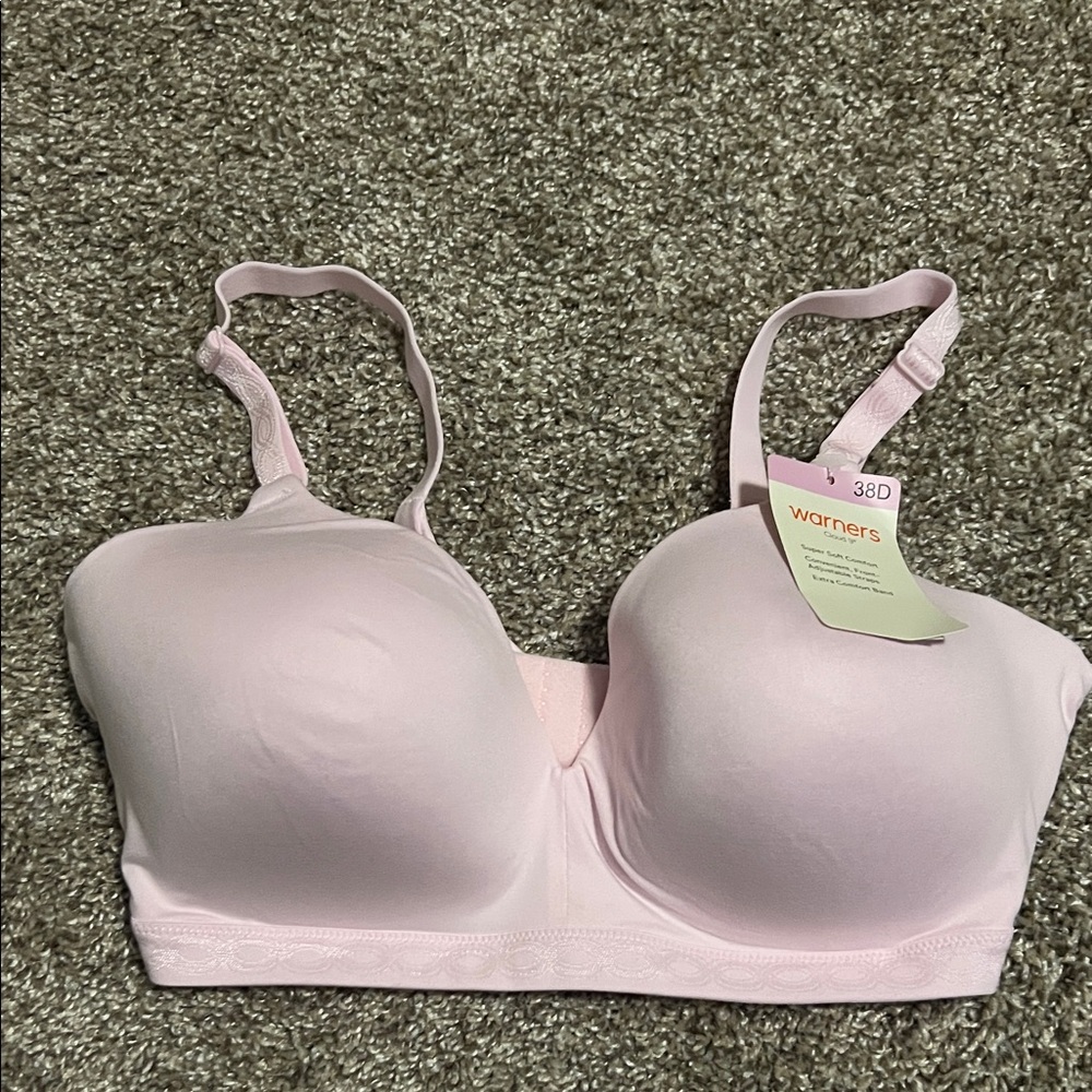 Warner's Light Pink Comfort Bra